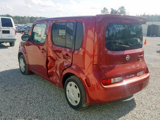 JN8AZ2KR1CT255183 - 2012 NISSAN CUBE BASE ORANGE photo 3