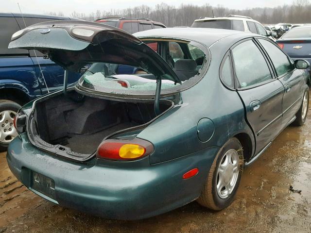 1FALP52UXVA110339 - 1997 FORD TAURUS GL GREEN photo 4