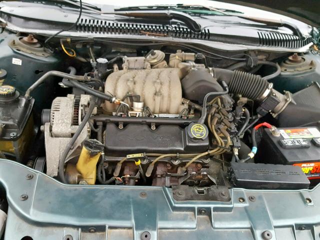 1FALP52UXVA110339 - 1997 FORD TAURUS GL GREEN photo 7