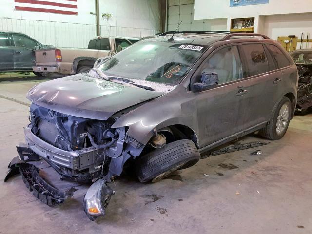 2FMDK3JC4ABB16156 - 2010 FORD EDGE SEL CHARCOAL photo 2