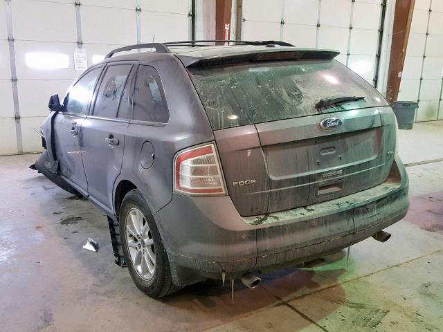 2FMDK3JC4ABB16156 - 2010 FORD EDGE SEL CHARCOAL photo 3