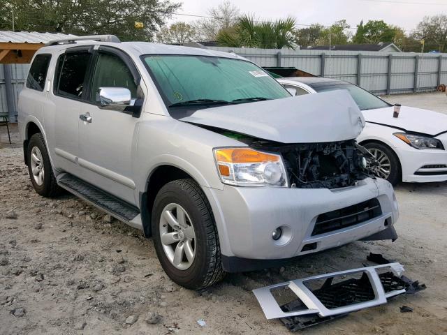 5N1AA0NC9FN607803 - 2015 NISSAN ARMADA SV SILVER photo 1