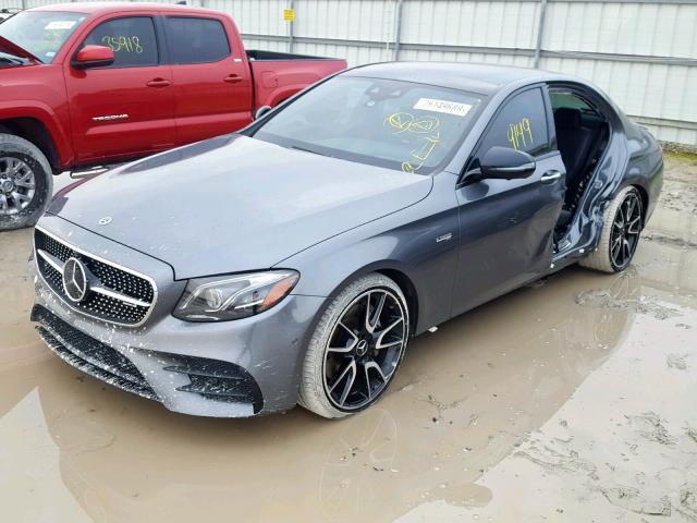 WDDZF6EB4JA394834 - 2018 MERCEDES-BENZ E 43 4MATI GRAY photo 2