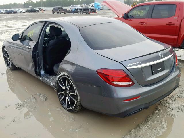 WDDZF6EB4JA394834 - 2018 MERCEDES-BENZ E 43 4MATI GRAY photo 3