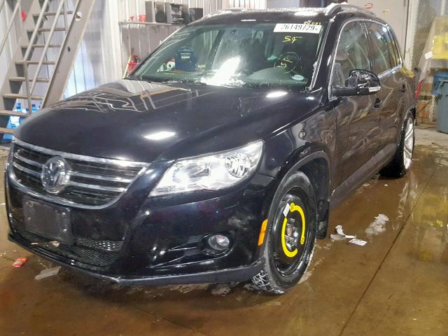 WVGBV75N49W507691 - 2009 VOLKSWAGEN TIGUAN SE BLACK photo 2