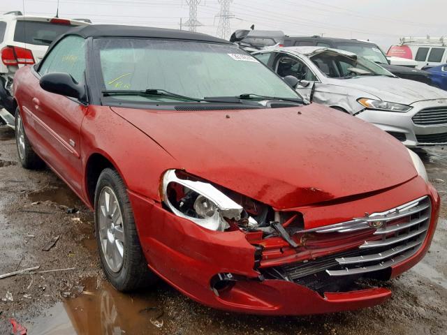 1C3EL55R85N565726 - 2005 CHRYSLER SEBRING TO RED photo 1