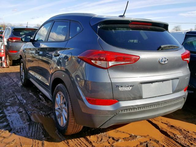 KM8J3CA43HU449087 - 2017 HYUNDAI TUCSON LIM GRAY photo 3