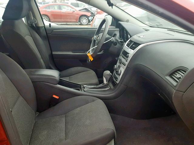 1G1ZC5E12BF284298 - 2011 CHEVROLET MALIBU 1LT წითელი ფოტო 5