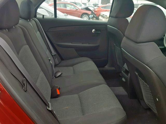 1G1ZC5E12BF284298 - 2011 CHEVROLET MALIBU 1LT წითელი ფოტო 6