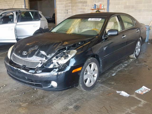 JTHBA30G855136745 - 2005 LEXUS ES 330 BLACK photo 2