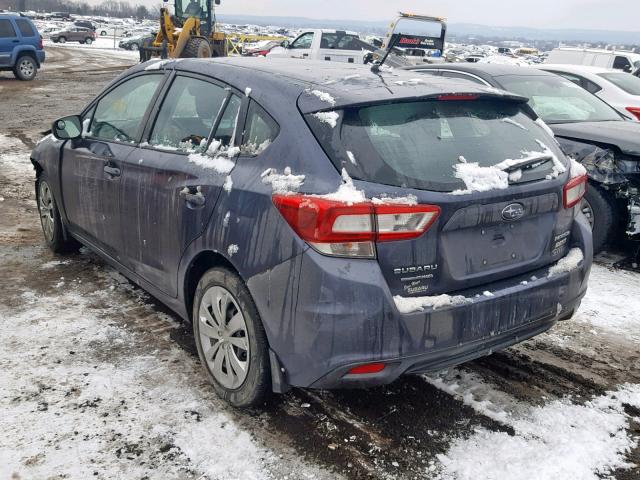 4S3GTAA69H3702259 - 2017 SUBARU IMPREZA GRAY photo 3