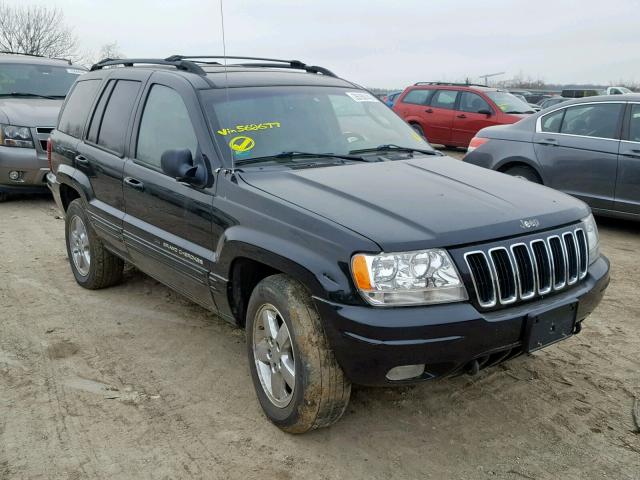 1J4GW58J03C562677 - 2003 JEEP GRAND CHER BLACK photo 1