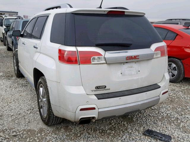 2GKALUEK4E6198307 - 2014 GMC TERRAIN DE WHITE photo 3