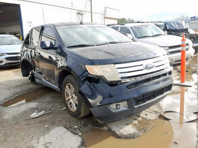 2FMDK38C48BA53298 - 2008 FORD EDGE SEL BLUE photo 1