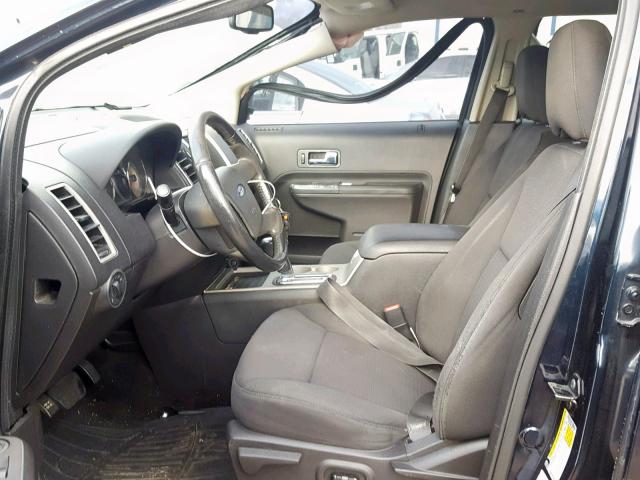 2FMDK38C48BA53298 - 2008 FORD EDGE SEL BLUE photo 5