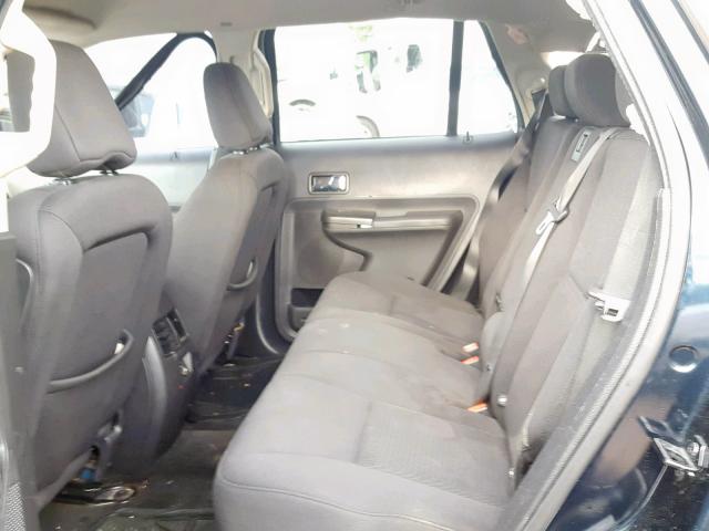 2FMDK38C48BA53298 - 2008 FORD EDGE SEL BLUE photo 6