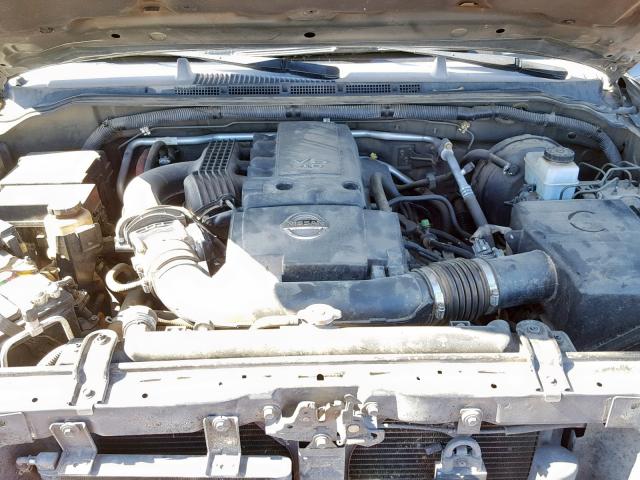 1N6AD07W15C423370 - 2005 NISSAN FRONTIER C GRAY photo 7