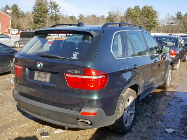5UXFE83549L171135 - 2009 BMW X5 XDRIVE4 GREEN photo 4
