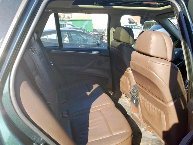 5UXFE83549L171135 - 2009 BMW X5 XDRIVE4 GREEN photo 6