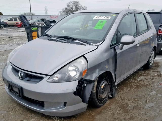 JHMGD37478S066038 - 2008 HONDA FIT SILVER photo 2