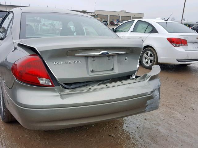 1FAFP55253A229789 - 2003 FORD TAURUS SES GRAY photo 9