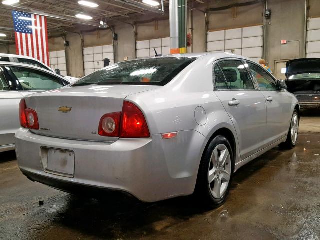 1G1ZG57B09F220703 - 2009 CHEVROLET MALIBU LS SILVER photo 4