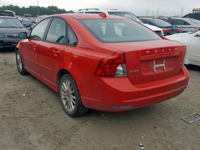 YV1MS382992452575 - 2009 VOLVO S40 2.4I RED photo 3