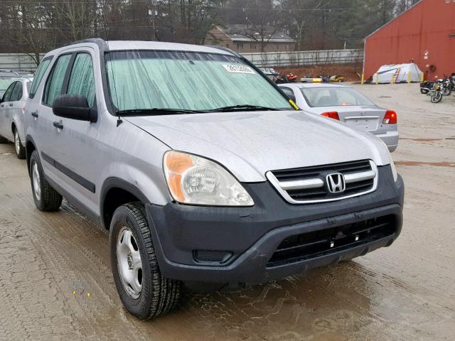 JHLRD68484C017285 - 2004 HONDA CR-V LX SILVER photo 1