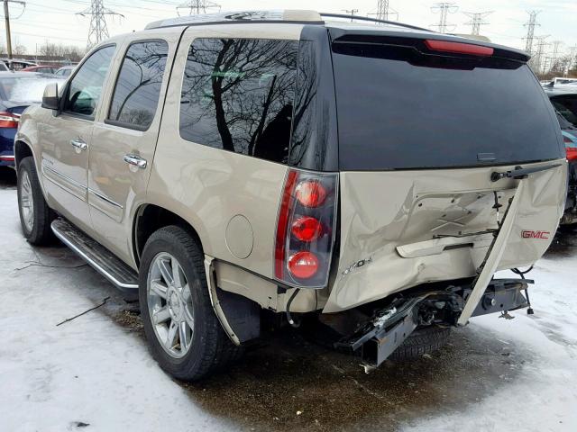 1GKFK63828J232568 - 2008 GMC YUKON DENA TAN photo 3