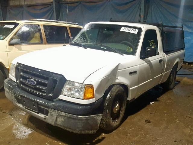 1FTYR10DX4PB35551 - 2004 FORD RANGER WHITE photo 2