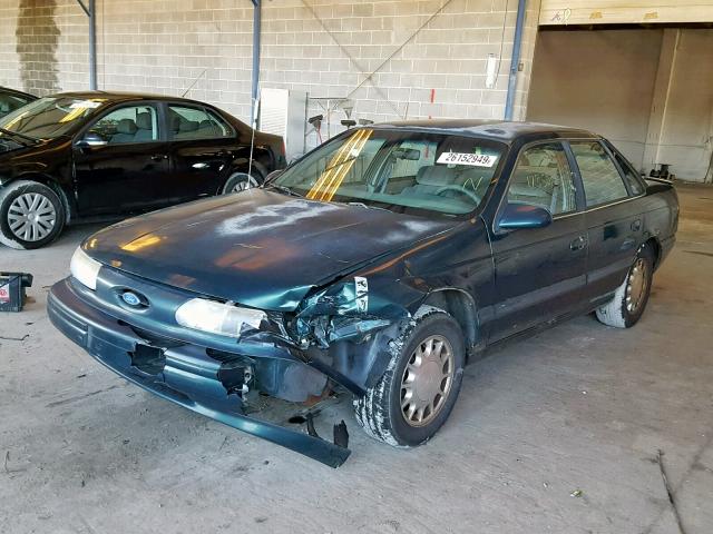 1FALP52U0SA178810 - 1995 FORD TAURUS GL GREEN photo 2