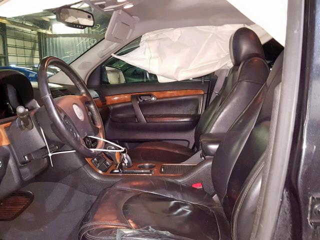 5GZER33737J158521 - 2007 SATURN OUTLOOK SP შავი ფოტო 5