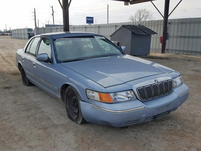 2MEFM74W4XX735421 - 1999 MERCURY GRAND MARQ BLUE photo 1