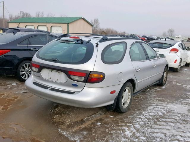 1FALP57U8VA161802 - 1997 FORD TAURUS GL SILVER photo 4