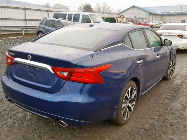 1N4AA6AP1HC452698 - 2017 NISSAN MAXIMA 3.5 BLUE photo 4