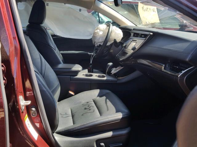 4T1BK1EB5FU161749 - 2015 TOYOTA AVALON XLE MAROON photo 5