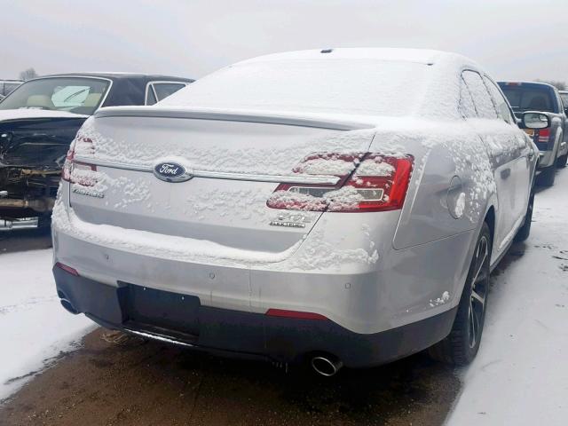 1FAHP2E85GG142912 - 2016 FORD TAURUS SEL SILVER photo 4