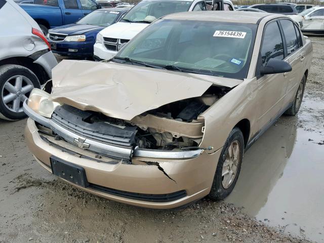 1G1ZT548X5F162212 - 2005 CHEVROLET MALIBU LS GOLD photo 2