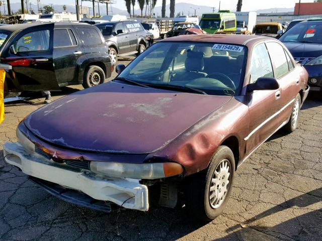 4A3AJ46G4SE219012 - 1995 MITSUBISHI GALANT S PURPLE photo 2