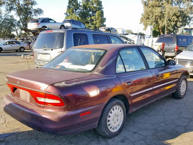 4A3AJ46G4SE219012 - 1995 MITSUBISHI GALANT S PURPLE photo 4