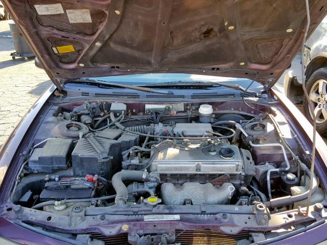 4A3AJ46G4SE219012 - 1995 MITSUBISHI GALANT S PURPLE photo 7