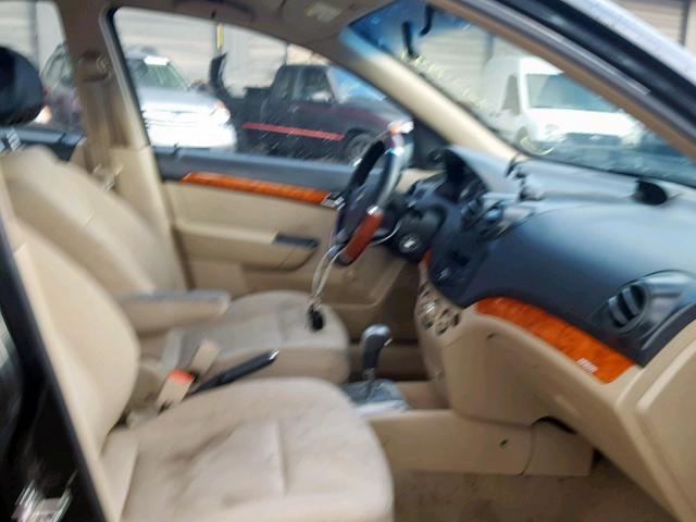 KL1TD56648B130297 - 2008 CHEVROLET AVEO BASE შავი ფოტო 5