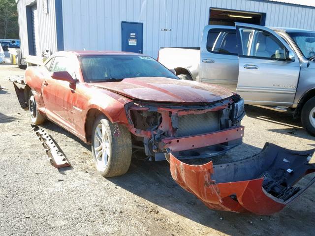 2G1FA1E30E9207817 - 2014 CHEVROLET CAMARO LS RED photo 1