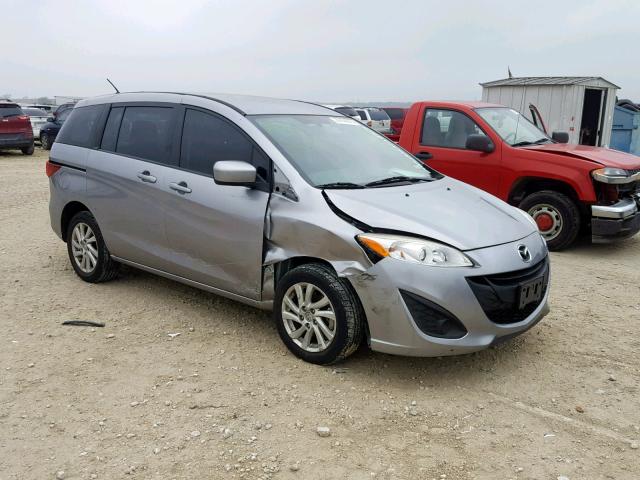 JM1CW2BL2C0112205 - 2012 MAZDA 5 SILVER photo 1