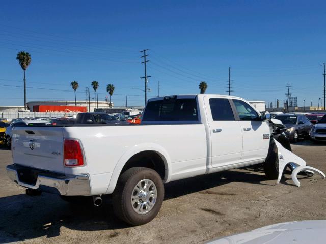 3C63R3JLXJG155284 - 2018 RAM 3500 LARAM WHITE photo 4