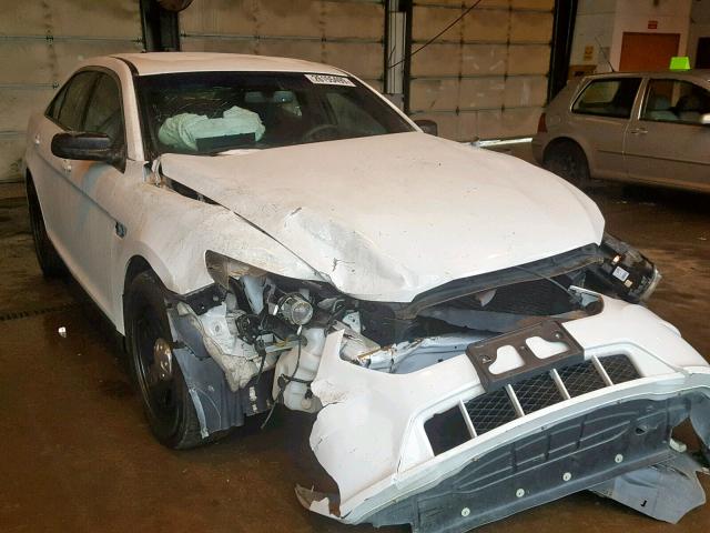 1FAHP2L85HG100101 - 2017 FORD TAURUS POL WHITE photo 1