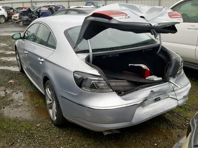 WVWBP7AN4GE515507 - 2016 VOLKSWAGEN CC BASE SILVER photo 3