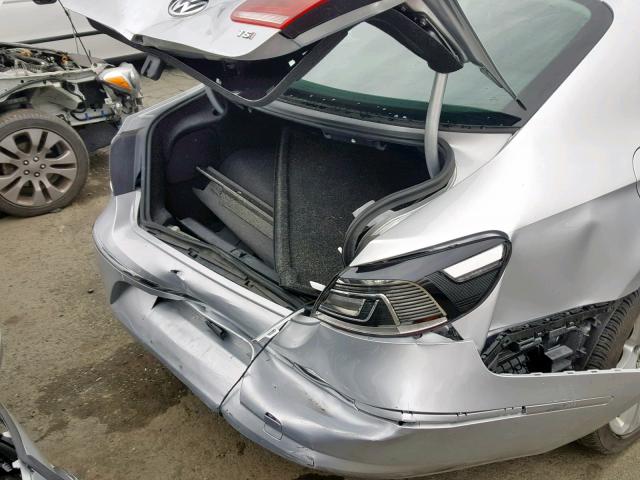WVWBP7AN4GE515507 - 2016 VOLKSWAGEN CC BASE SILVER photo 9