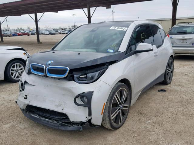 WBY1Z4C5XEV273934 - 2014 BMW I3 REX WHITE photo 2