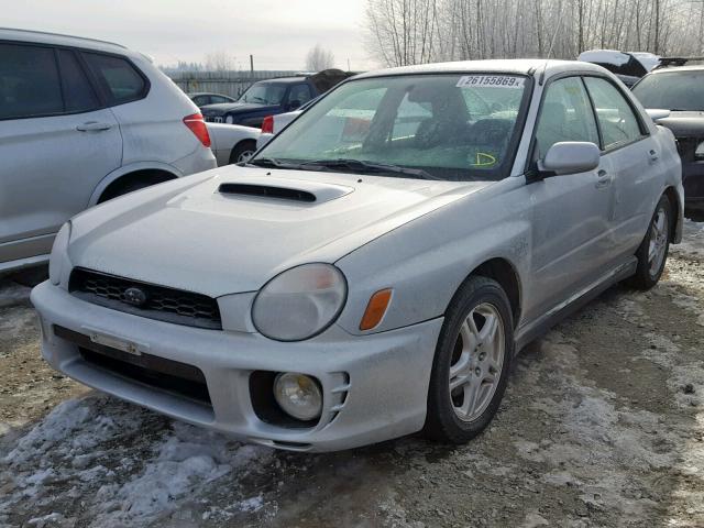 JF1GD29632G530680 - 2002 SUBARU IMPREZA WR SILVER photo 2